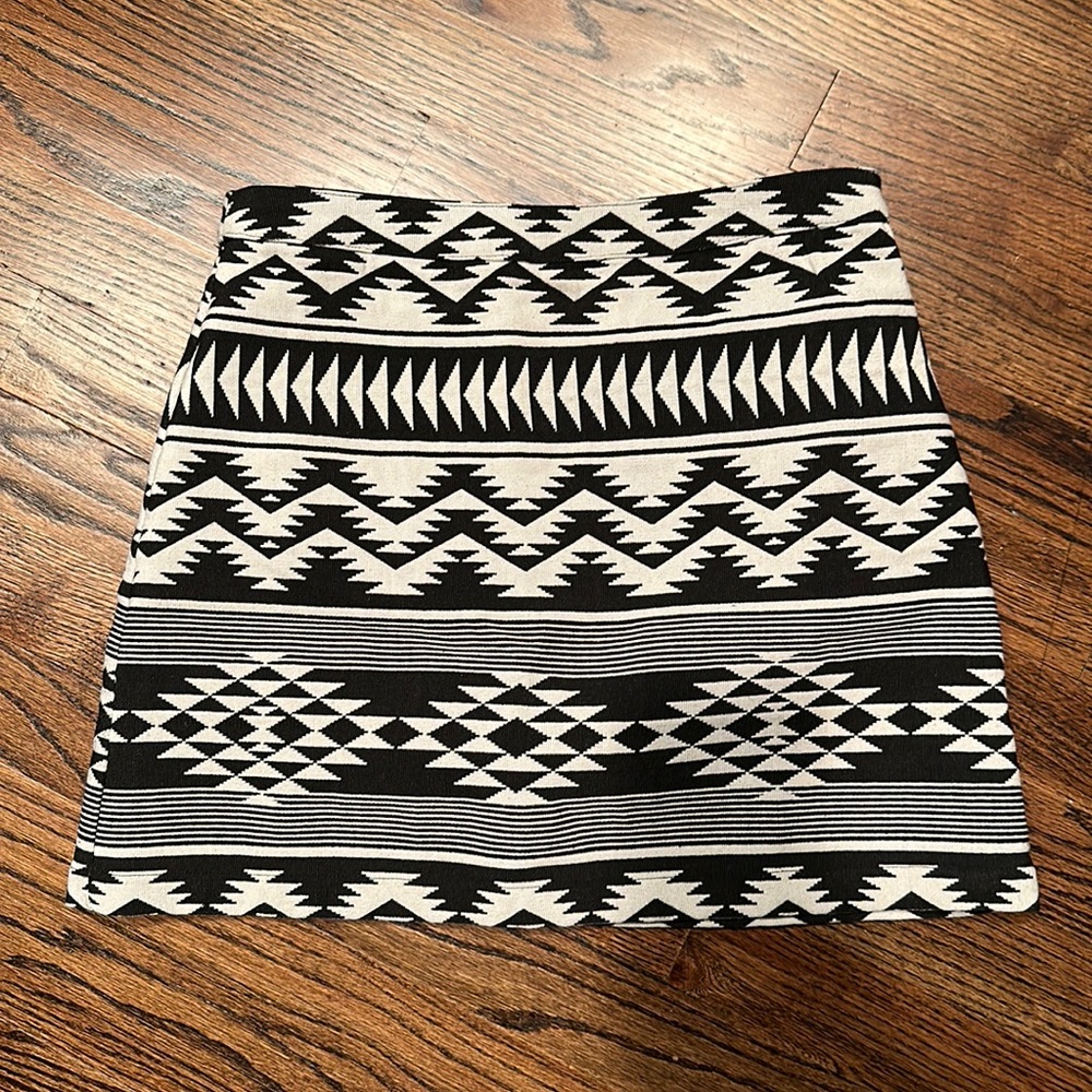 Topshop tribal mini skirt